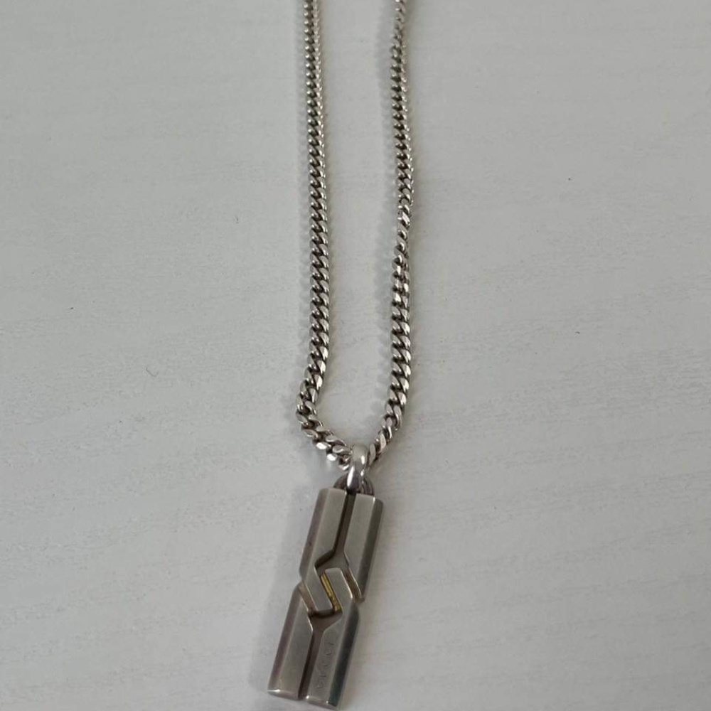 Silver Gucci Necklace